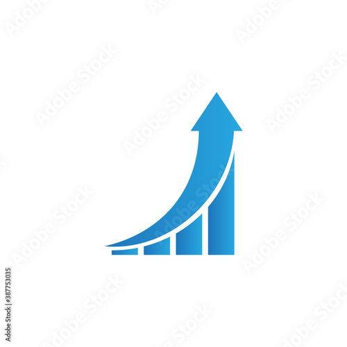 Analytics logo - data business technology finance information graph chart statistics report marketing growth diagram vector office corporate infographic statistic analytic