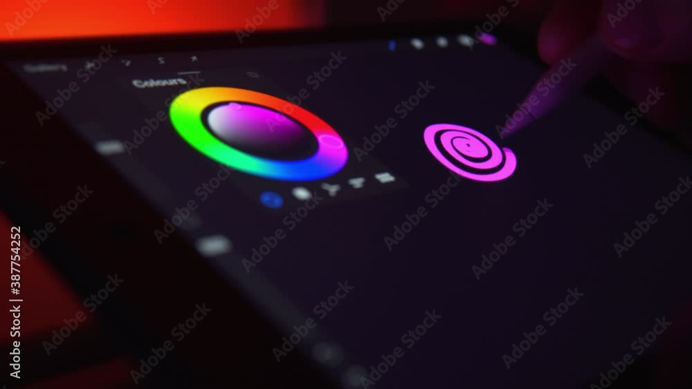 Drawing on a digital display Drawing on a digital display