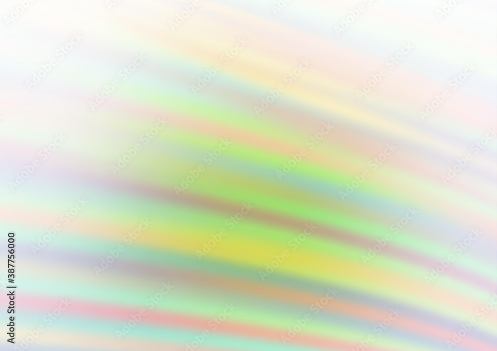 Light Green vector blur pattern. Light Green vector blur pattern.