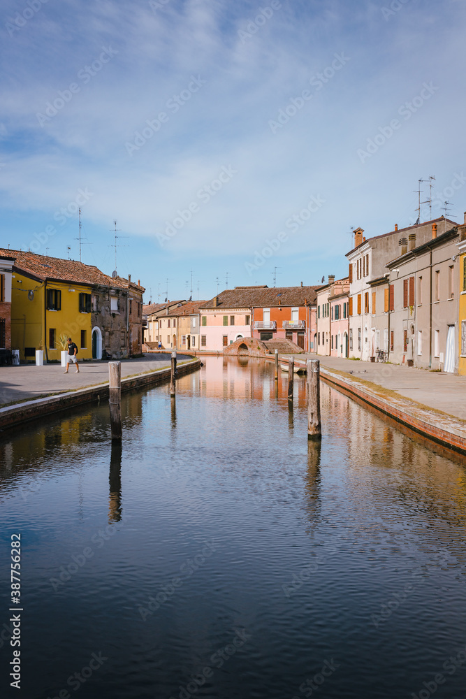 Pizzetti bridge (Pizzetti bridge) in Comacchio