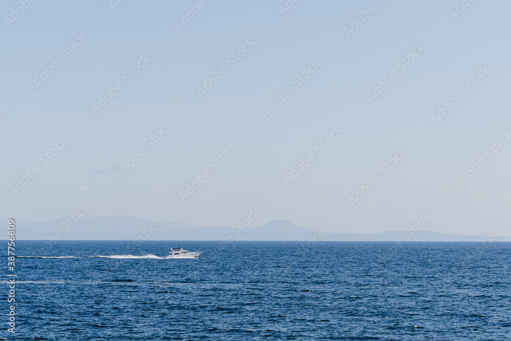 boat in the ocean