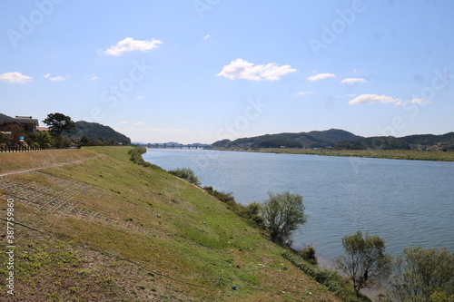 landscape with lake