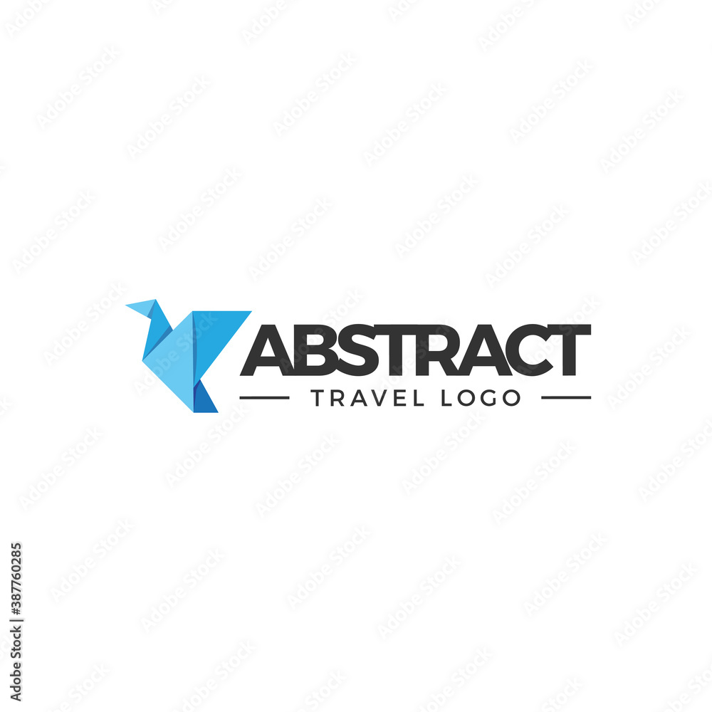 Origami bird logo - paper art illustration design vector crane fly flying abstract animal shape geometric wing polygon pigeon dove oriental Origami bird logo - paper art illustration design vector crane fly flying abstract animal shape geometric wing polygon pigeon dove oriental