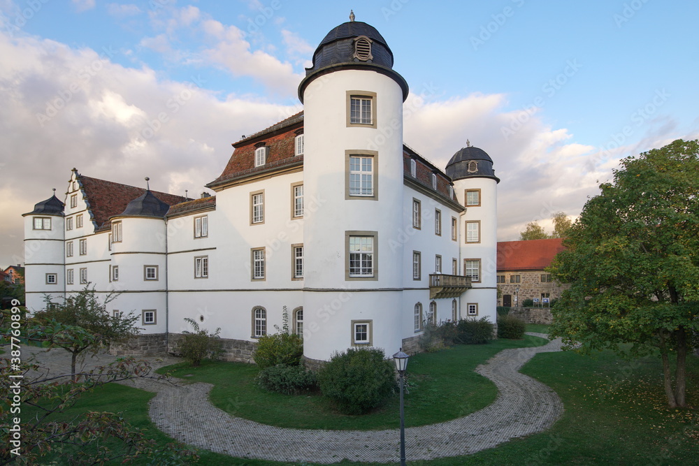 Schloss Pfedelsbach in der ehemaligen Grafschaft Hohenlohe