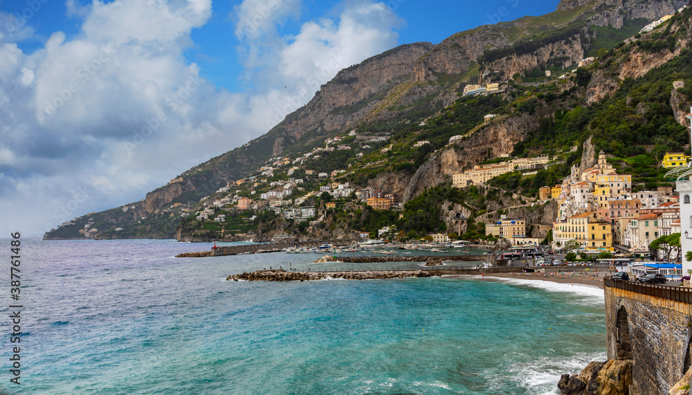 Amalfi village from Italy