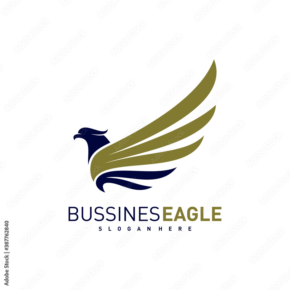 Fototapeta premium Eagle Logo Vector, Creative Eagle logo design template, Icon symbol