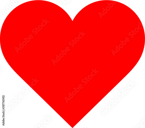 Free Download Vector illustration of the heart icon - GFXLoad