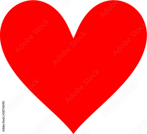 Free Download Vector illustration of the heart icon - GFXLoad
