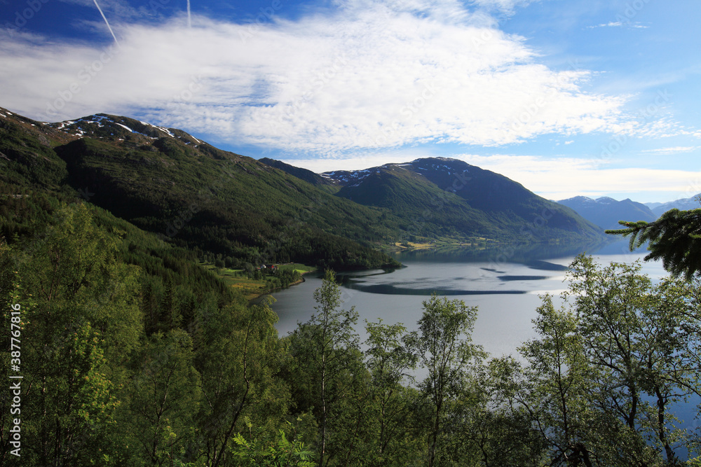 Norwegian Scenic Route Gaularfjellet, Norway