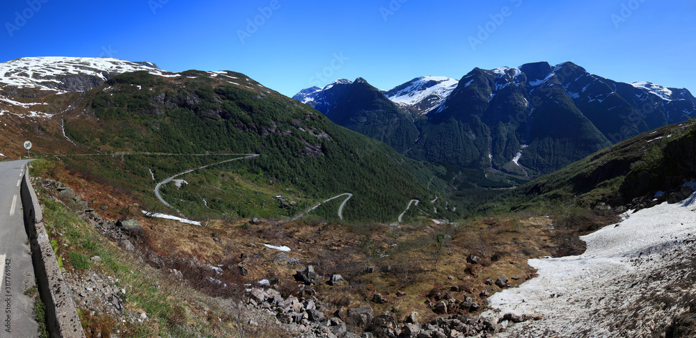 Norwegian Scenic Route Gaularfjellet, Norway Norwegian Scenic Route Gaularfjellet, Norway