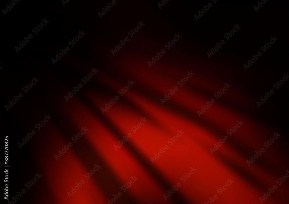 Obraz premium Dark Red vector glossy bokeh pattern.