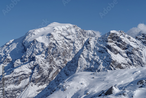 Snowcapped Ortler  Italian Alps