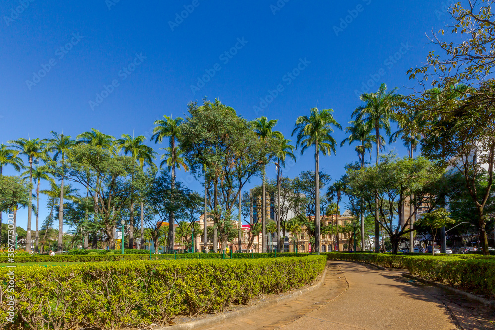 Partial view of Praça da Liberdade, in Belo Horizonte, Minas Gerais state, Brazil
Partial view of Praça da Liberdade, in Belo Horizonte, Minas Gerais state, Brazil