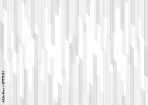 Abstract white and gray geometric vertical stripes background and texture