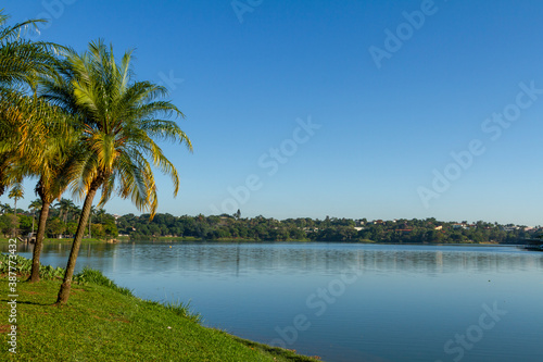 View of Pampula Lagoon, in Belo Horizonte, Minas Gerais state, Brazil