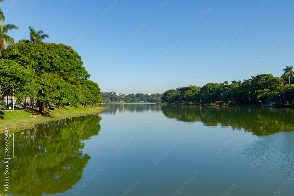 View of Pampula Lagoon, in Belo Horizonte, Minas Gerais state, Brazil View of Pampula Lagoon, in Belo Horizonte, Minas Gerais state, Brazil