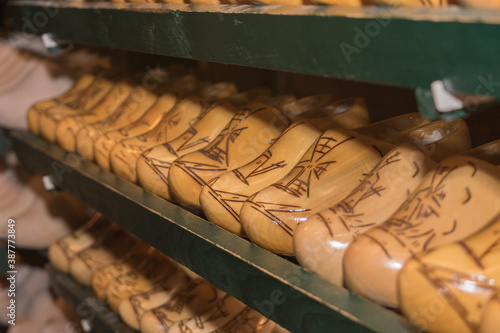 Dutch Wooden Shoes Stock in Holland