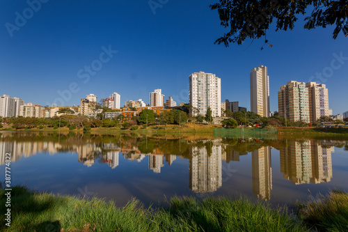 Partial view of Santa L  cia Dam  in Belo Horizonte  Minas Gerais state  Brazil