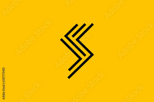 Professional Innovative Initial S logo and SS logo. Letter S SS SSS minimal elegant Monogram. Premium Business Artistic Alphabet symbol and sign