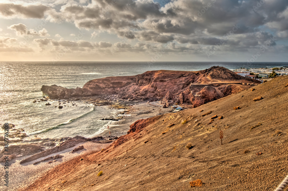 El Golfo, Lanzarote, HDR Image