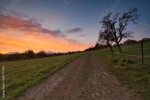 Der Weg zum Sonnenaufgang