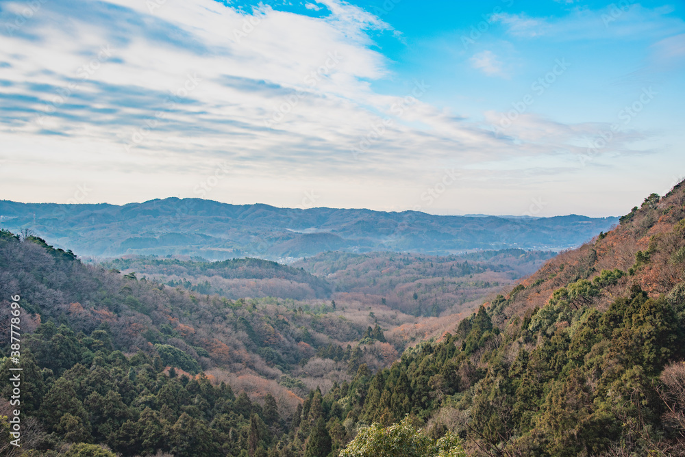 Naklejka premium 神戸・六甲山裏の風景