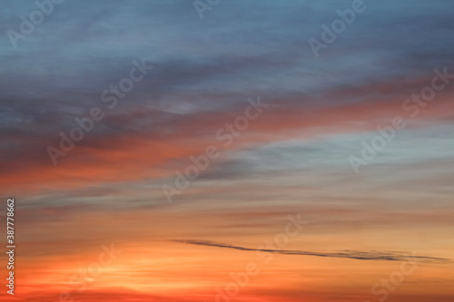 Fototapeta Naklejka Na Ścianę i Meble -  Sunset in the sky with dramatic colors