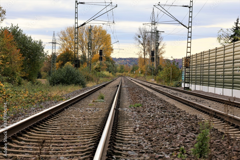 railway in the countryside