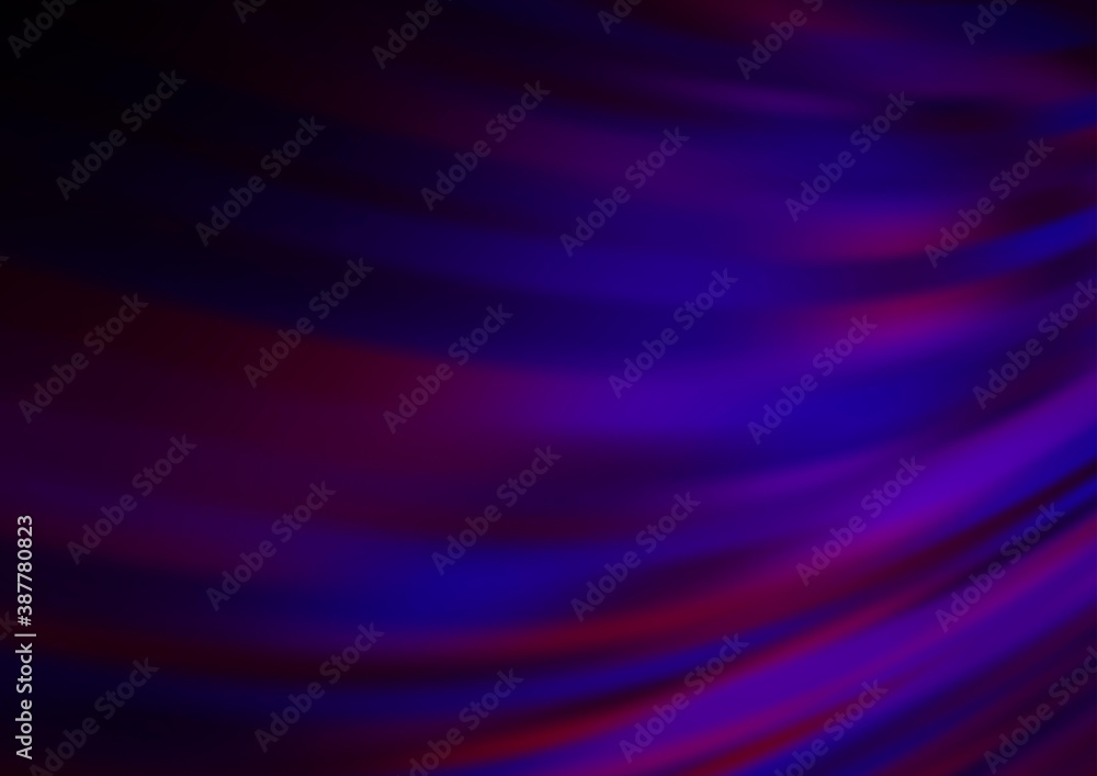 Fototapeta premium Dark Purple vector bokeh and colorful pattern.