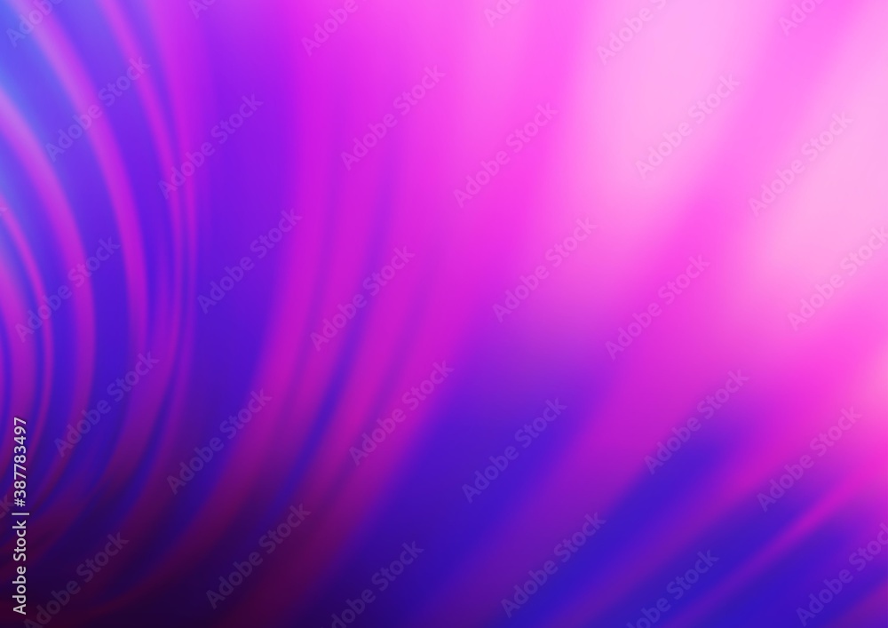 Obraz premium Light Pink, Blue vector glossy bokeh pattern.