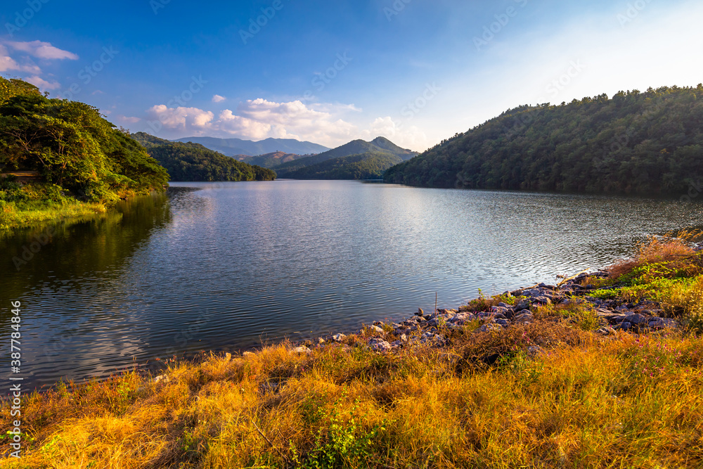 Lake View at Mae Thang Reservoir in Phrae province, Thailand Lake View at Mae Thang Reservoir in Phrae province, Thailand