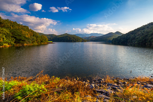 Mae Thang Reservoir in Phrae province, Thailand