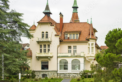 old villa Belle epoque in Montreux, Switzerland photo