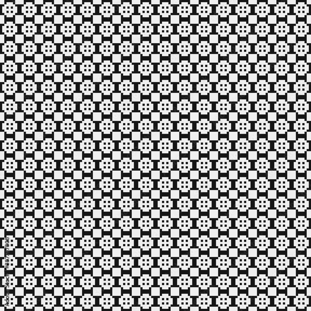 Abstract Cross Pattern Dots Logo generative computational art illustration