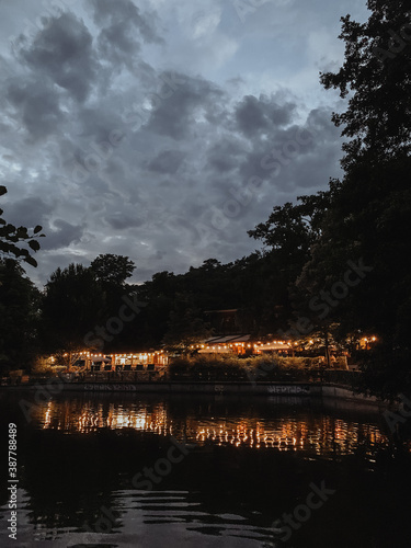 Berlin Schlachtensee bei Nacht photo