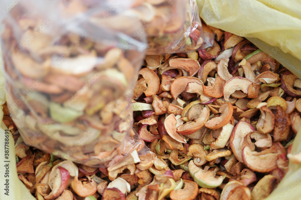 Dried apples slices at turkish market. Organic natural food. Dried apples slices at turkish market. Organic natural food.