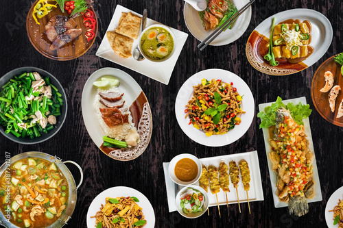 Thai food tasty cuisine