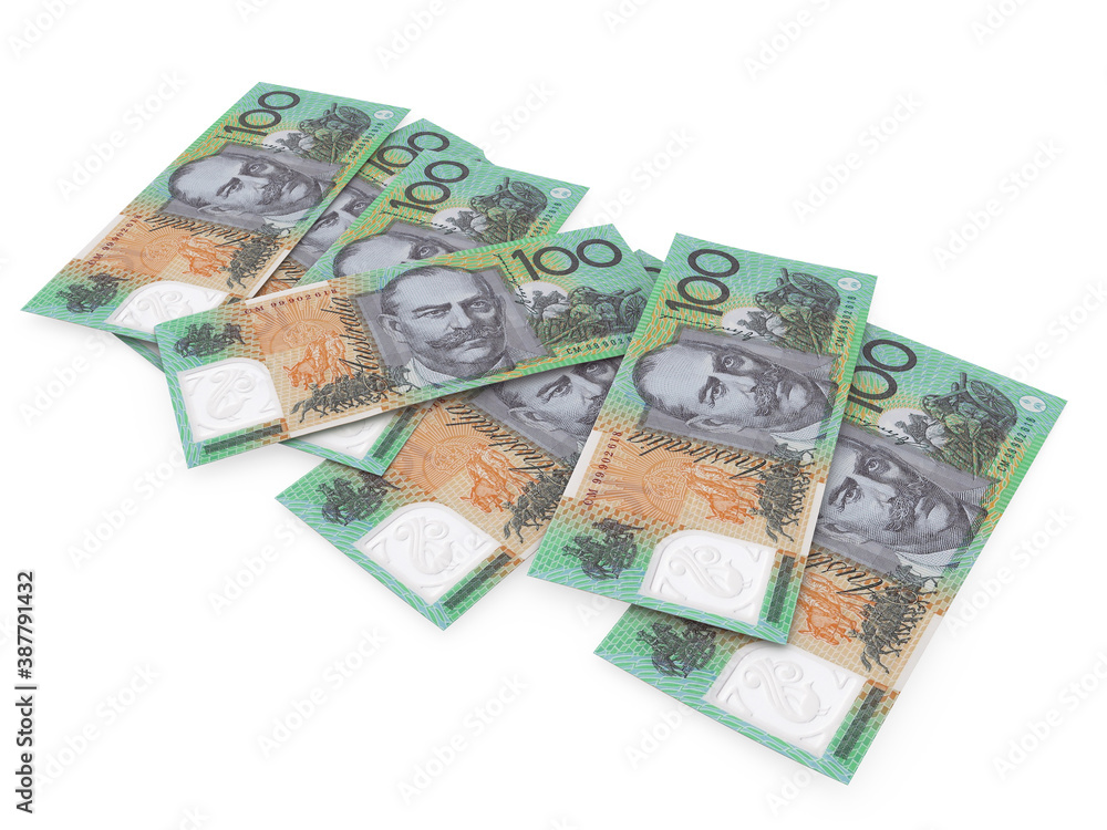 Fototapeta premium australian dollars. cash