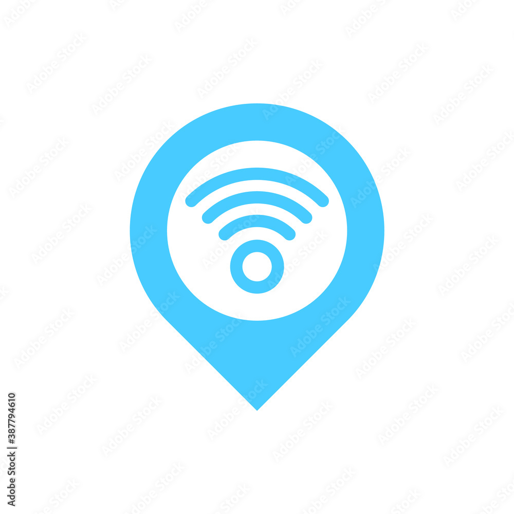 wireless connection location icon wireless connection location icon