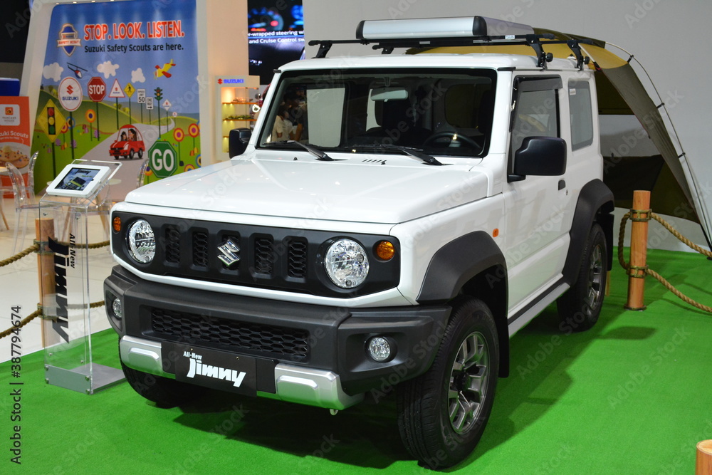 Suzuki jimny at Philippine International Motor Show in Pasay