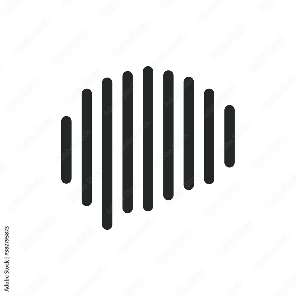 abstract line brain logo
