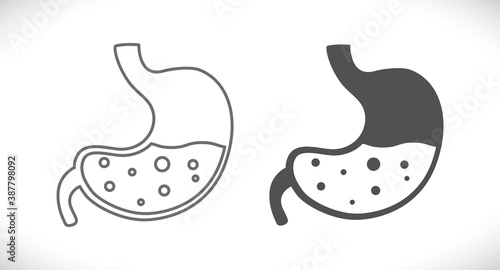 stomach concept icon