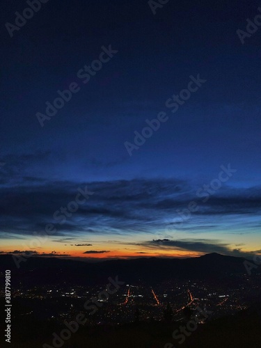 wonderful sunrise / sunset in Medellín