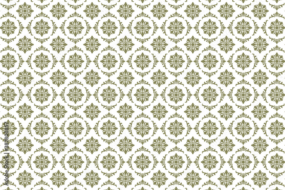 Vintage seamless pattern. wallpaper. 
