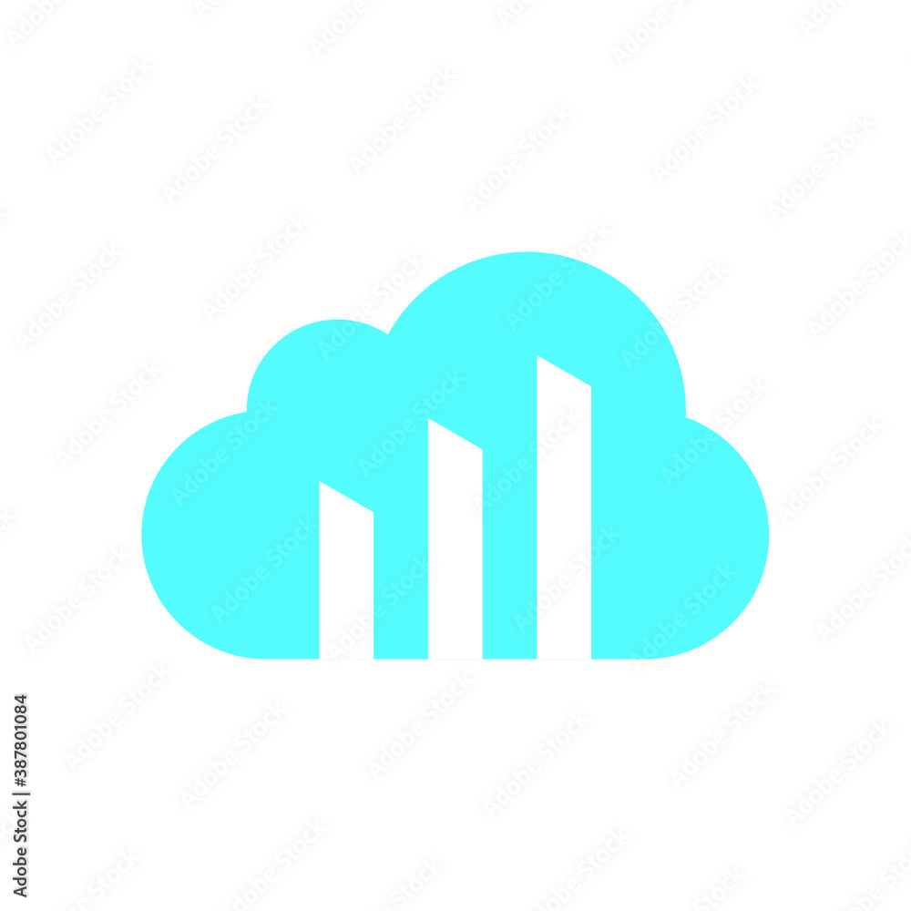 cloud computing diagram icon cloud computing diagram icon