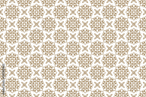 Vintage seamless pattern. wallpaper. 