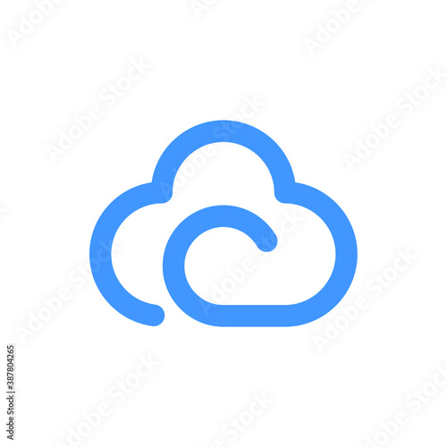 Letter C cloud logo