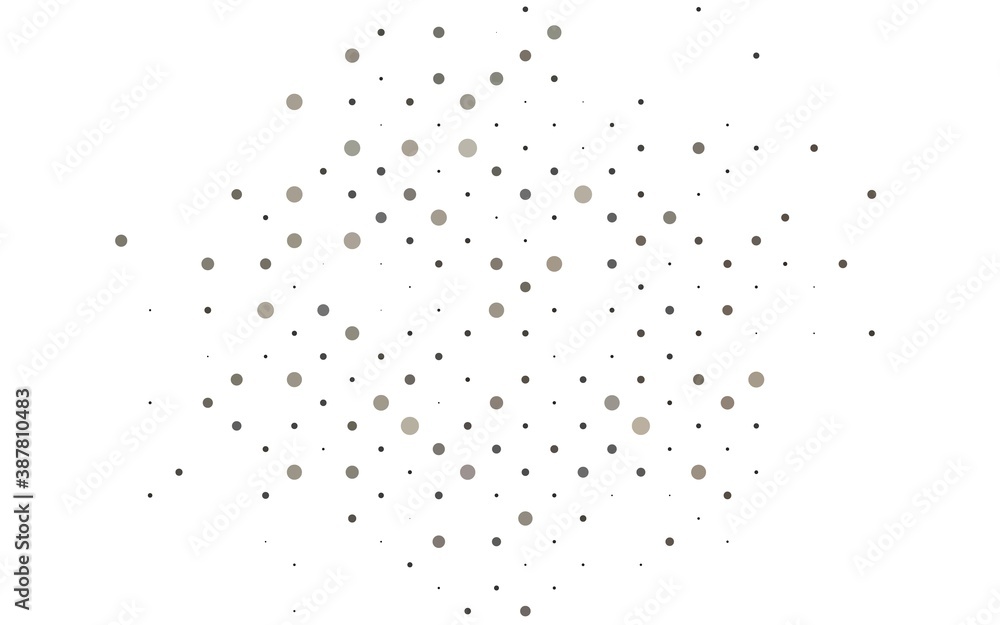 Light Black vector cover with spots. Light Black vector cover with spots.