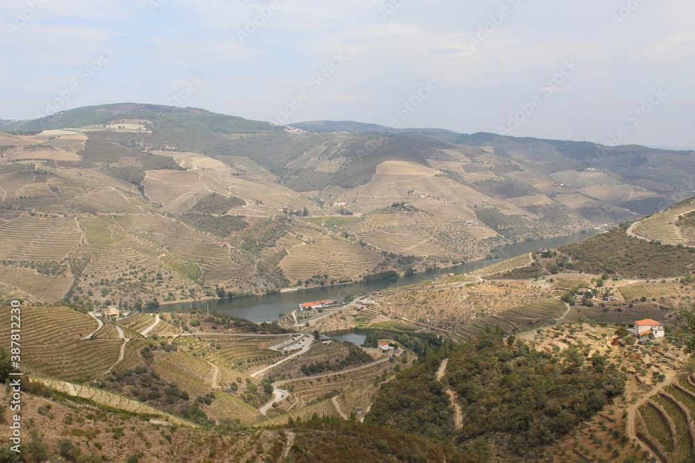View from the top of the mountain in Douro, Régua