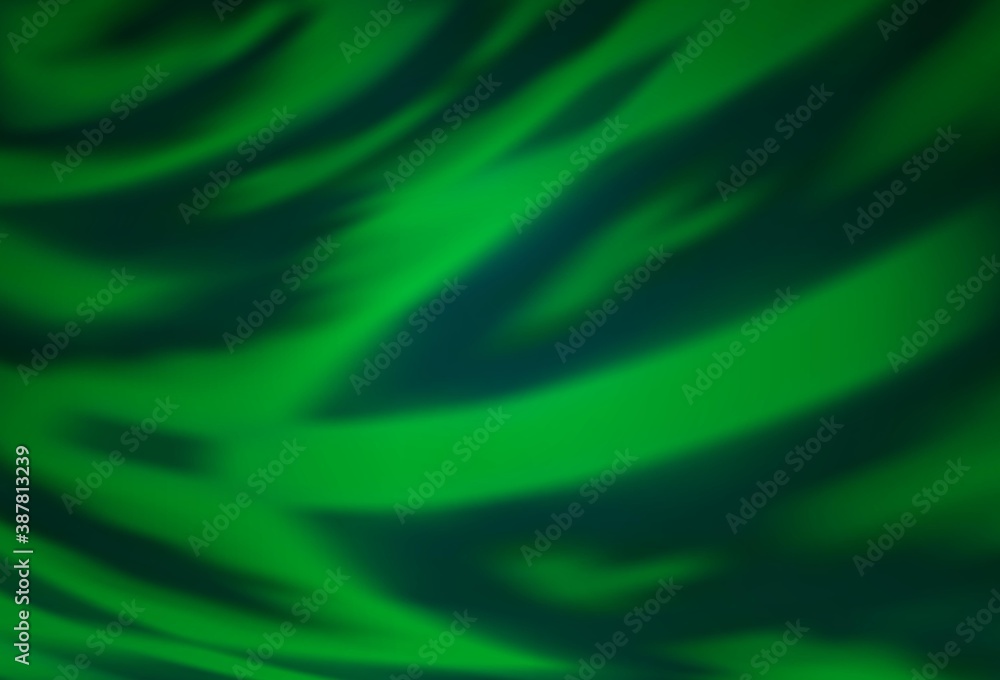 Obraz premium Light Green vector abstract blurred layout.